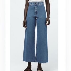 Zara Marine Straight Blue Jean Size 4
